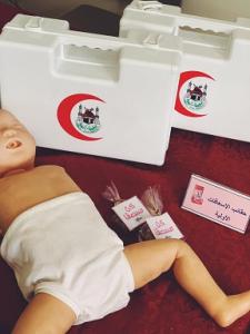 The College of Public Health and Health Informatics Participates with the Public Health Club in First Aid Activities